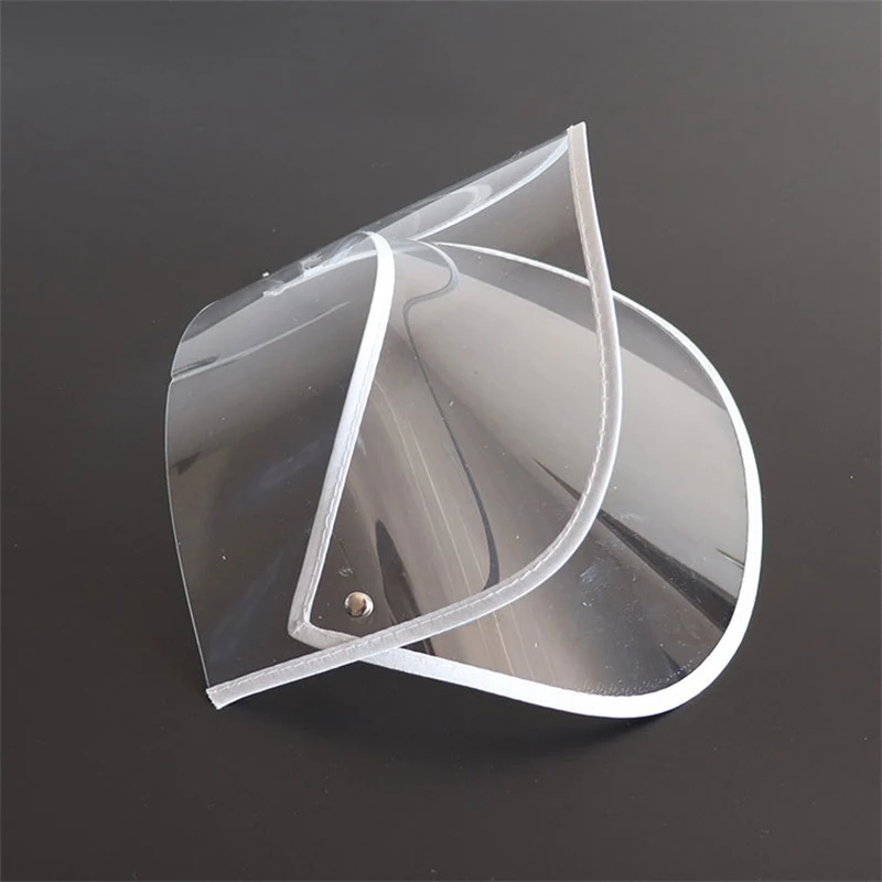 New 1PC Protective Cap Replaceable Hat Brim Clear Hood Raincoat Jacket Face Protector Poncho Transparent Rainproof
