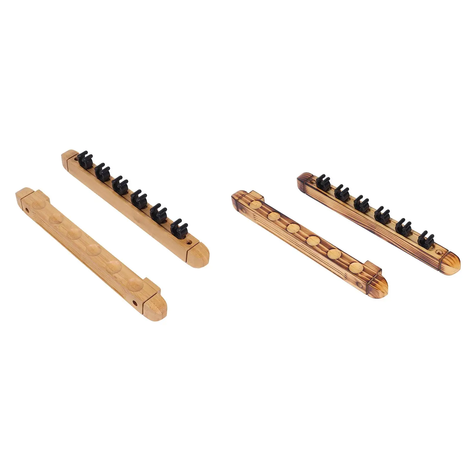 

Pool Cue Rack Wall Rack Equipment Durable Wood Billiard Cue Stand for Clubhouse Community Center Players Billiard Room Sports