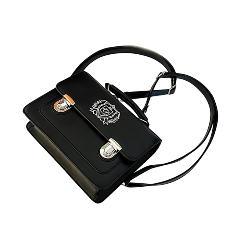 Women PU Shoulder Bag Large Capacity Backpacks Japanese Handbag Messengers Bag Student School Bag Versatile Crossbody Bag E74B