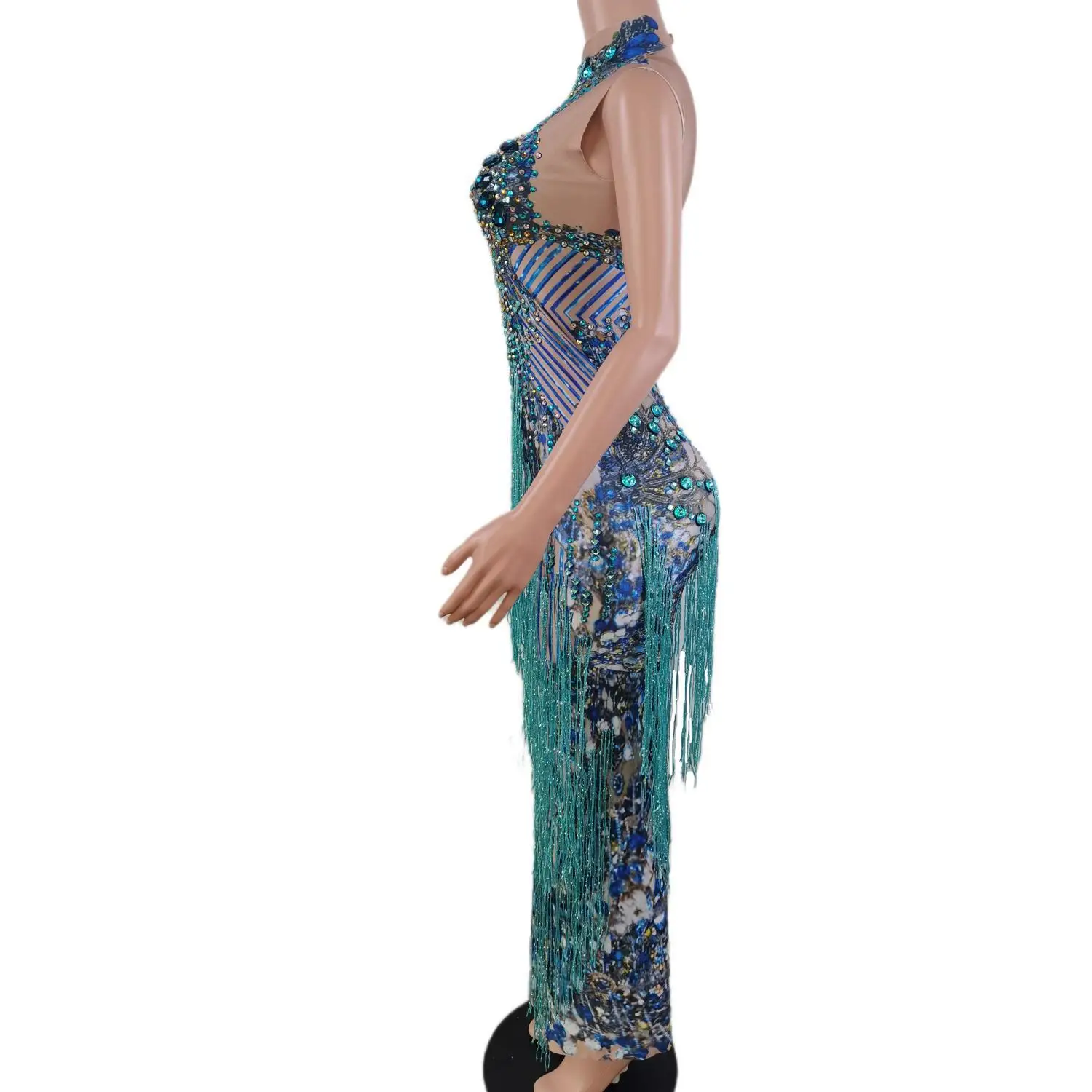 Festival Clothing Party Celebrate Glisten Rhinestones Costume