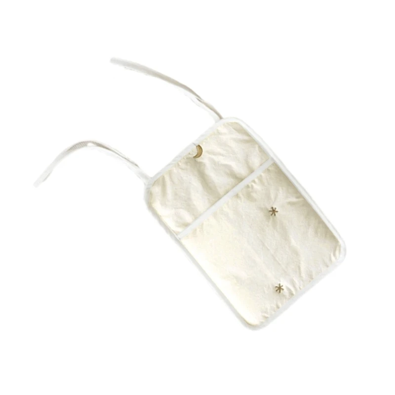 Convenient Hanging Single/Double Pocket Cotton Hanging Bag for Baby Crib