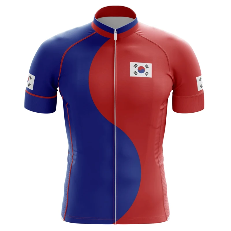 Fashion South Korea Cycling Jersey Men Short Sleeve Pro Team 2022 New