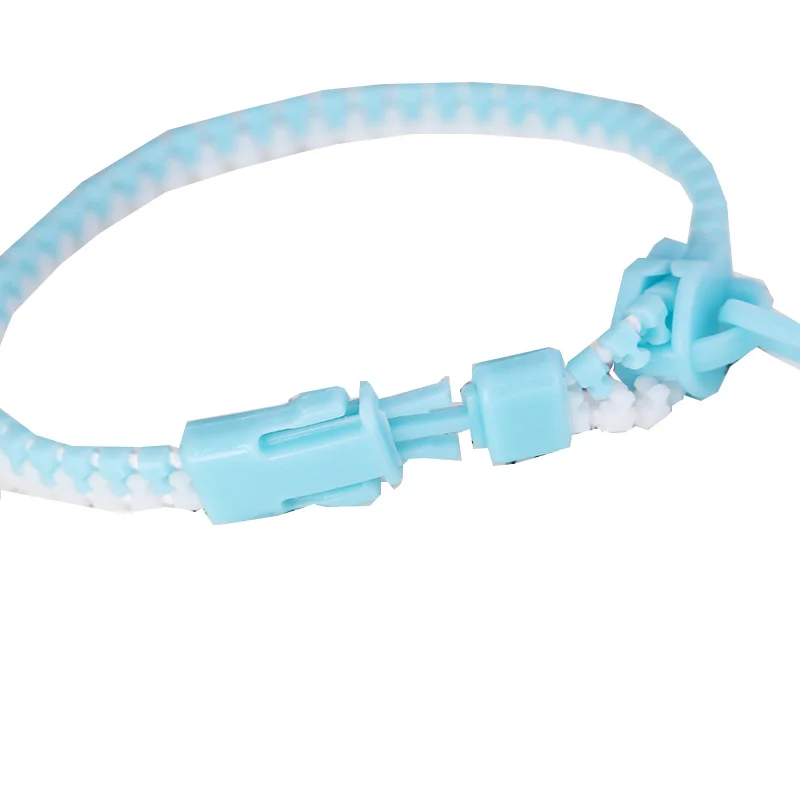 Candy Two-color Zipper Chain Bracelet sensory fidget toy anti stress toy fidget toy finger sensory toy Fidget Sensory Stress Relief Toys for Children with Autism Adults Anxiety Antistress Gifts