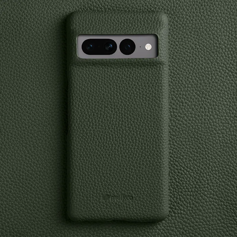 Melkco Premium Handmade Real Leather Phone Cover - Half-Wrapped Cowhide Design