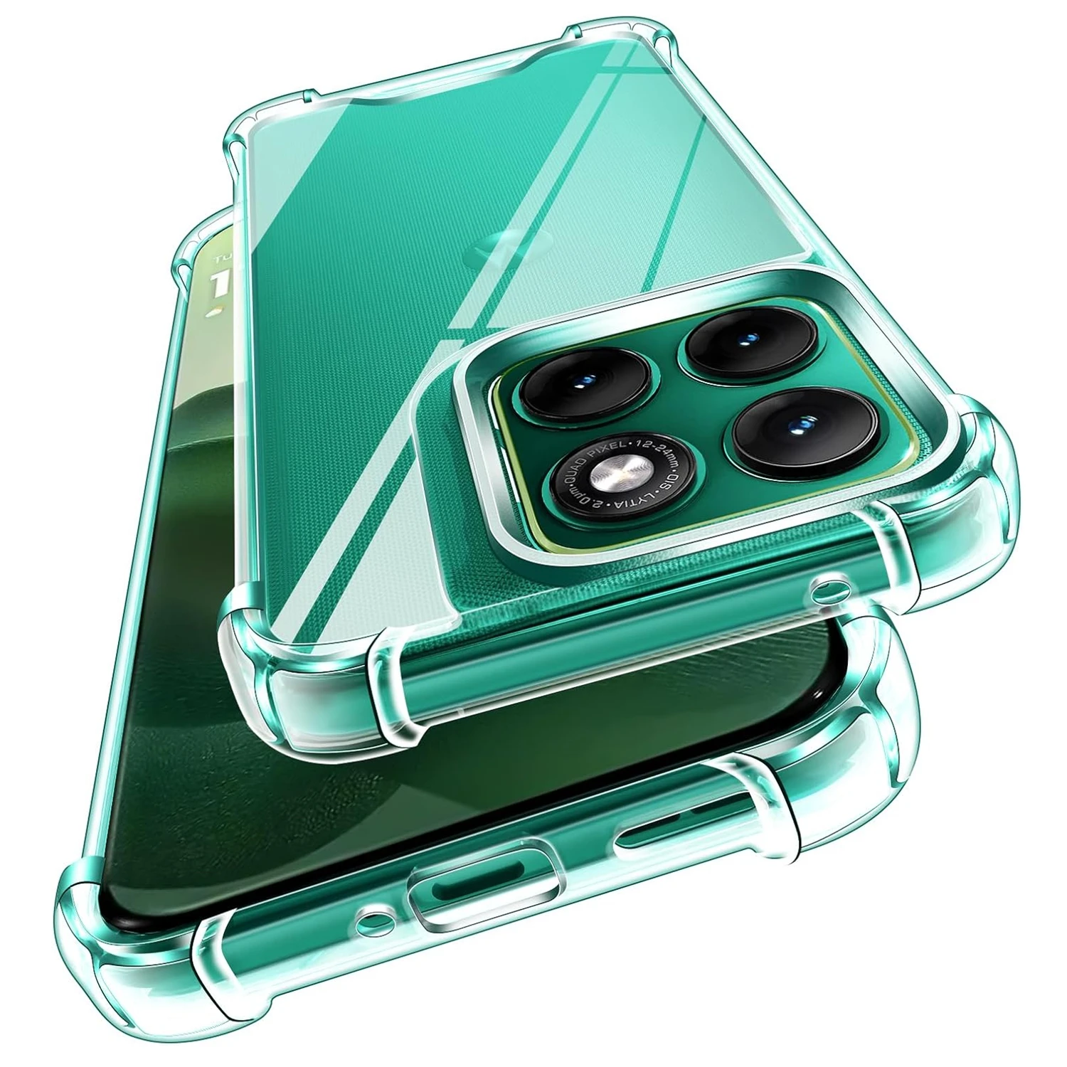Durable Shockproof TPU Phone Case with Transparent Frame