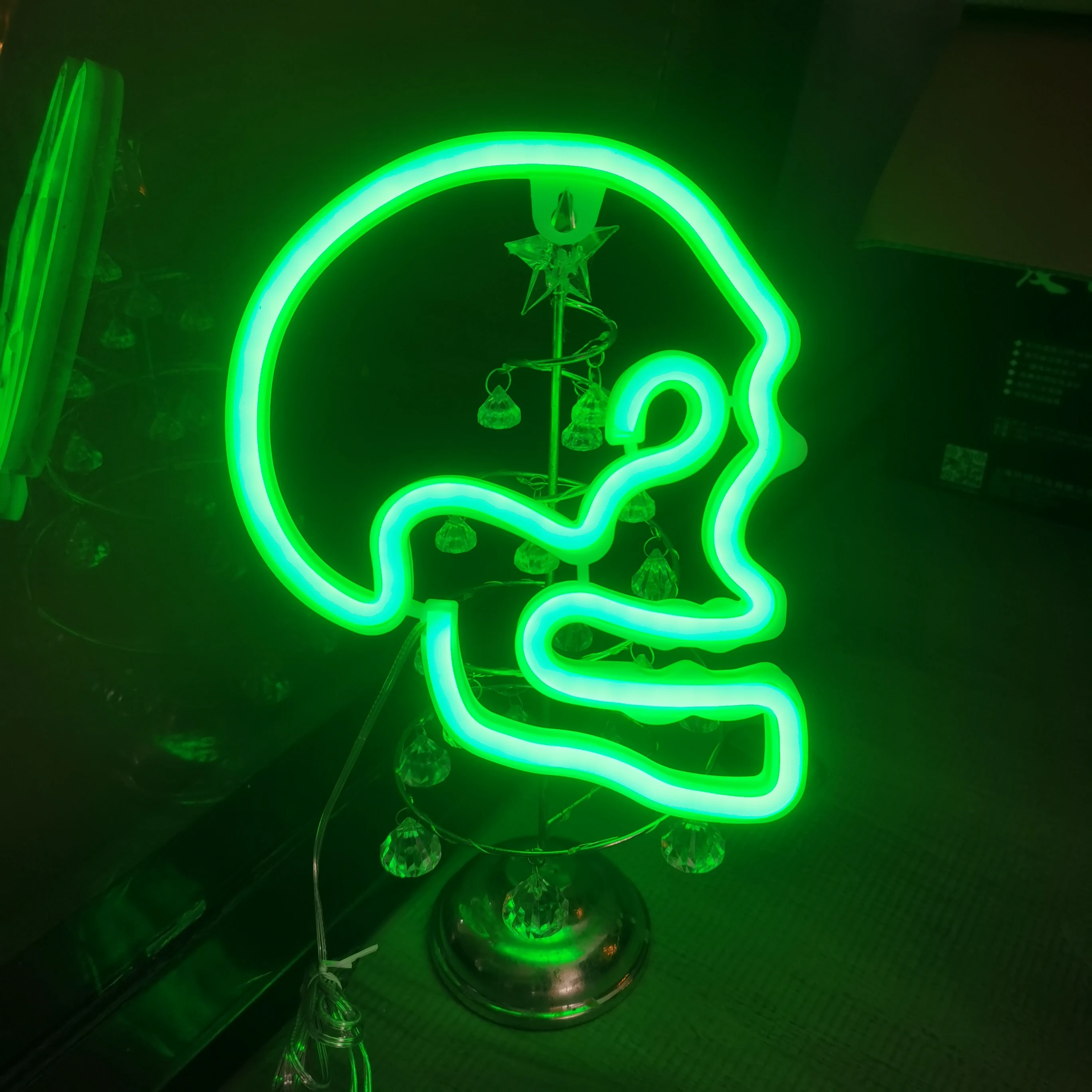 Halloween neon lights, USB/battery powered, Halloween room party game room, bedroom, party LED indoor night lights 4