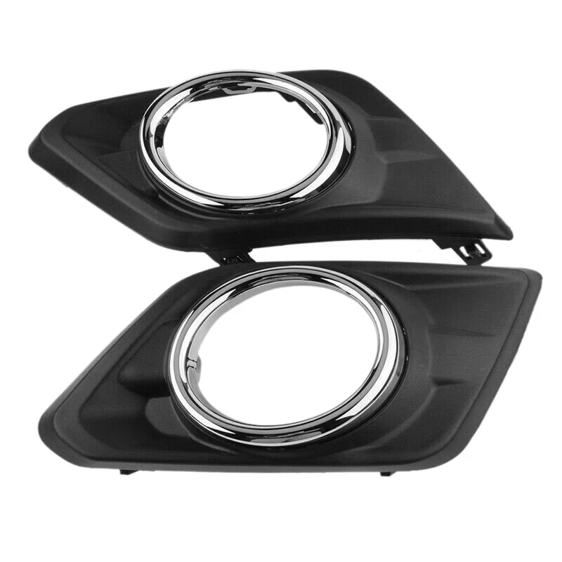 

2X Fog Light Covers Set for Nissan X-Trail Rouge 2014 2015 2016 LH+RH Front Lamp Trim
