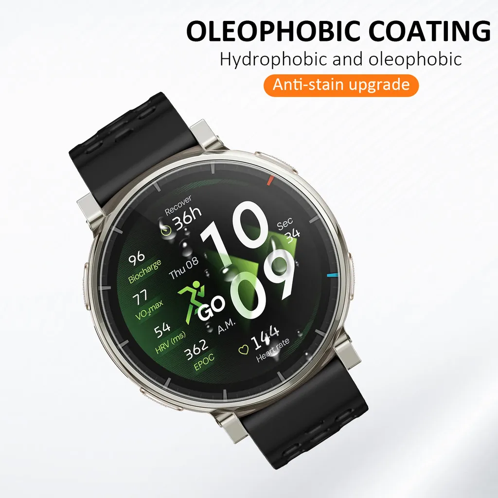 Amazfit Active 2 3 Max HD 투명 안티 스크래치 보호 필름 Active2/3 필름용 3-5Pcs 소프트 TPU 하이드로겔 스크린 보호 필름