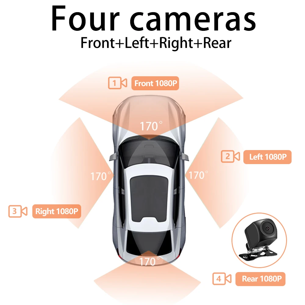  DVR ķ, 4 ä HD ú ī޶,  , , GPS, 24 ð  , Ʈ   ڽ, 4x1080P