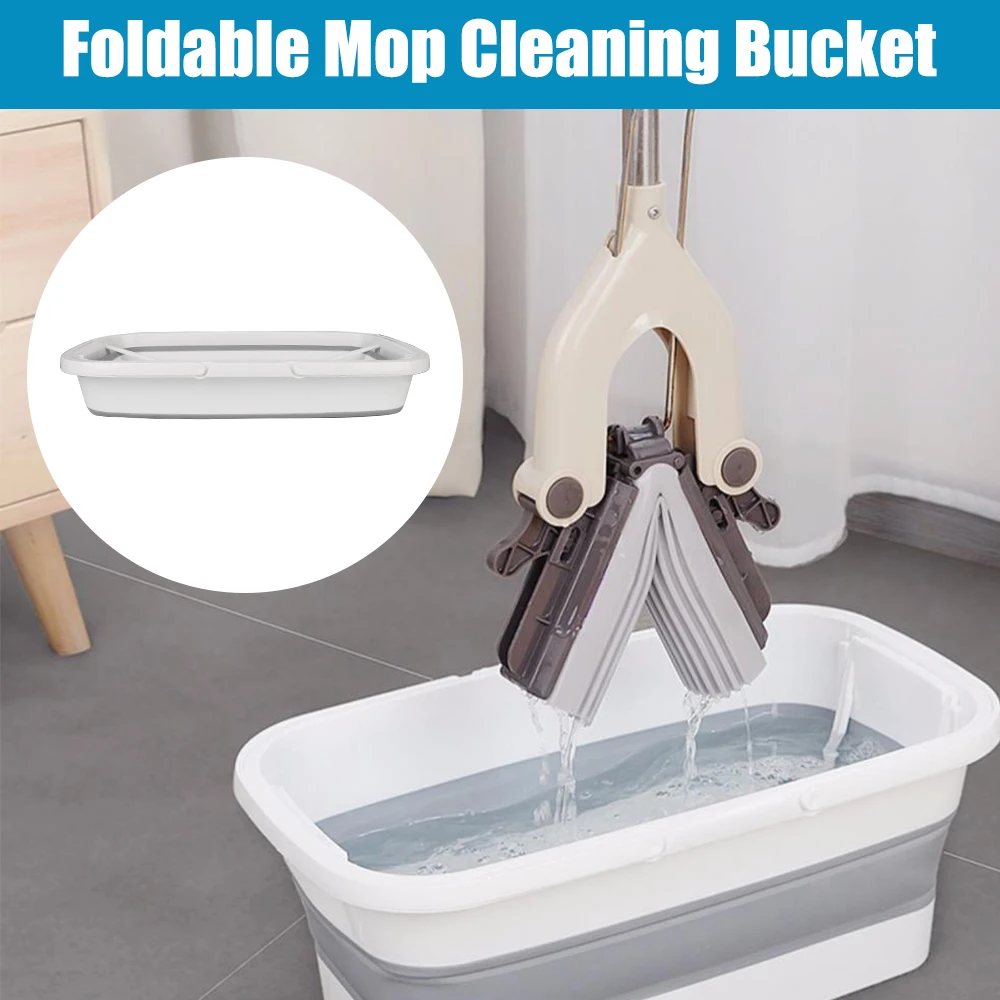 

Household Cleaning Tools Mop Bucket Collapsible Camping Car Wash Buckets Portable Foldable Bucket Fishing Retractable Basin