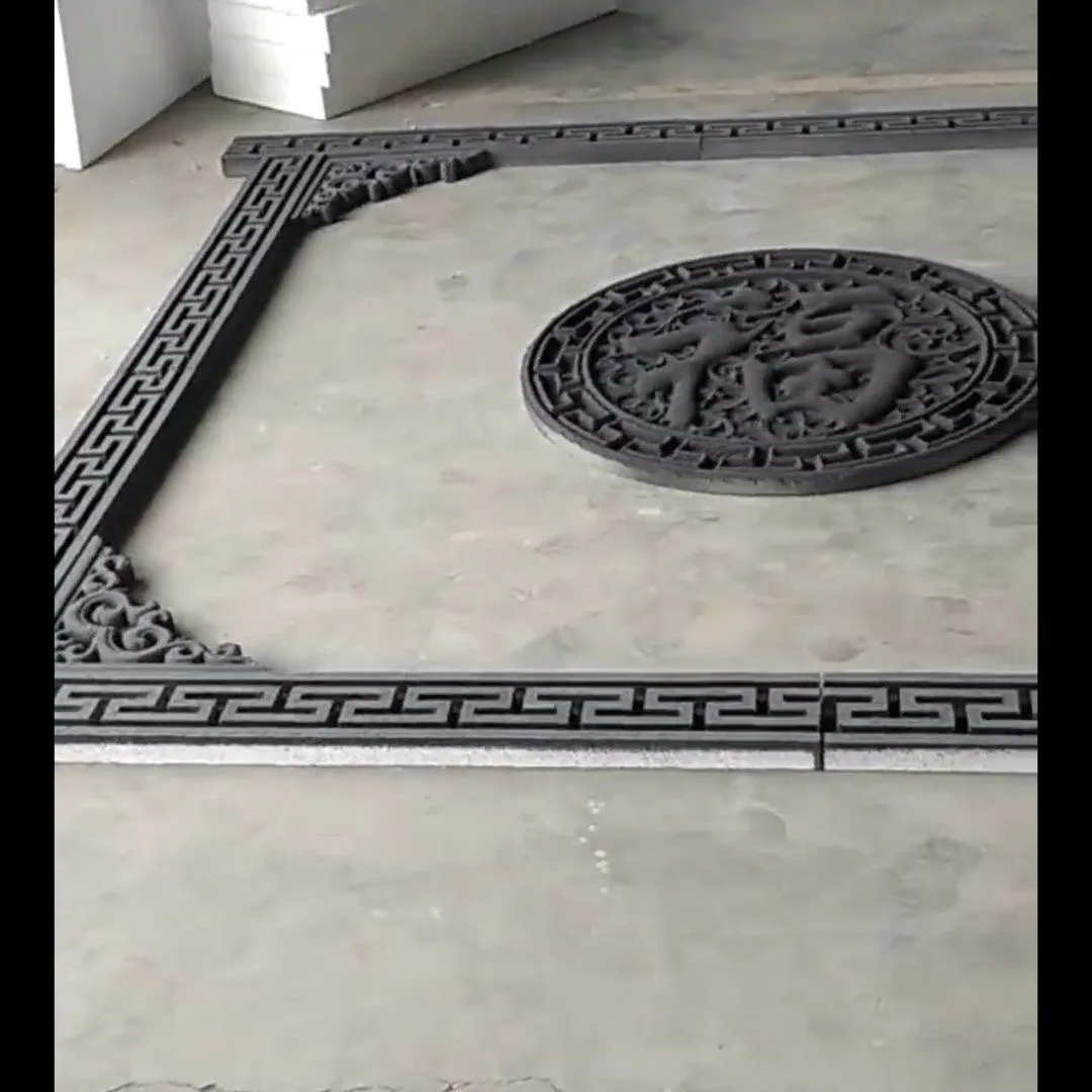 Antique Cement Tile Mold, One to Two, Retro Lotus Tile Model, Square Tile, Courtyard Paving Model, Floor Wall Paving Mold