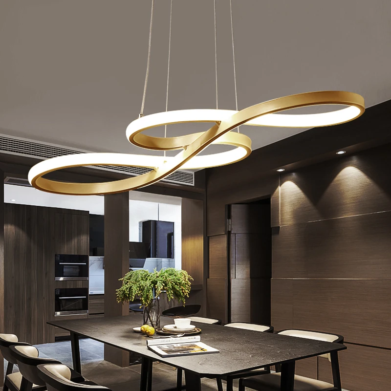 One-word Dining Room Lamp Chandelier Minimalist Hanging Lamp Modern Minimalist Long Strip Pendant Light Dining Table Lights Office Tea Room Bar Chandeliers I.138355115
