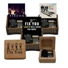 Music Box Fix You 18 Note Wind Up Mechanical Box Wooden Cute Gift for Band Fans Friends Birthday Home Office Christmas Ornament 1