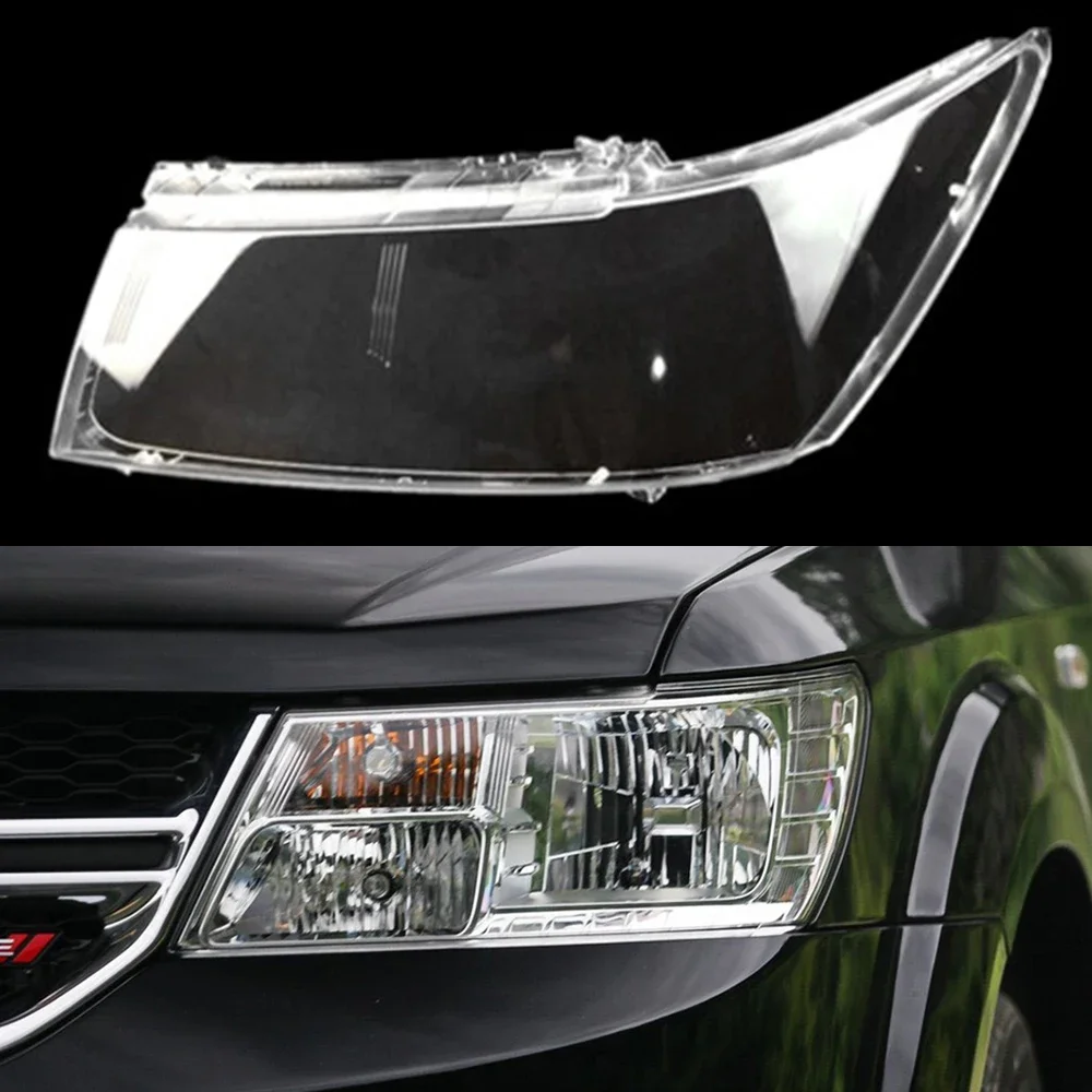 

For Dodge Journey Headlight Headlamp Light Glass Lens Case Auto Shell Cover Lampshade 2009 2010 2011 2012 2013 2014 2015 2016