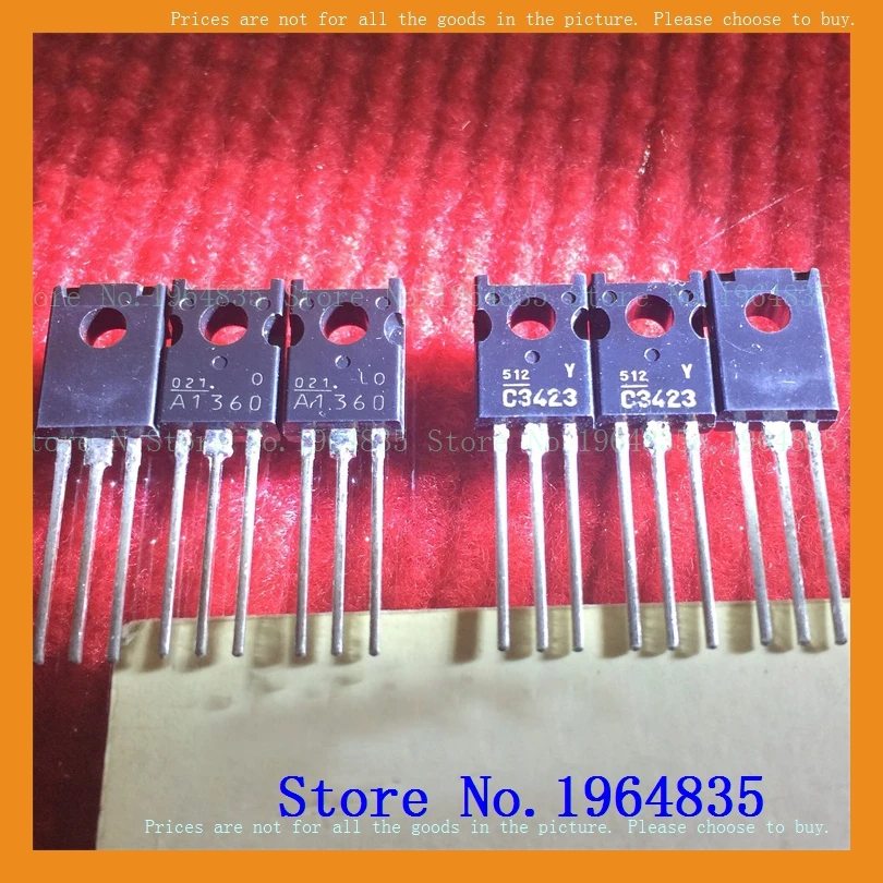 

2pcs/lot=a pair 2SC3423 2SA1360 150V