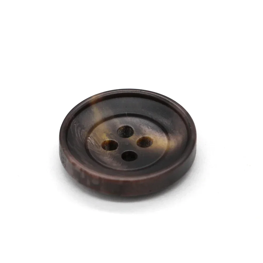 DOTOLLE 15/20/25mm Classical Horn Resin Buttons for Clothes Man Coat Suit Handmade Decorations Sewing Supplies 6