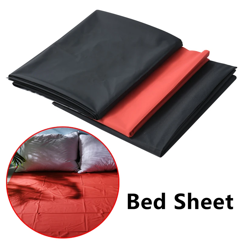 PVCWaterproofBedSheetPlasticVinylMattressCoverAdultBedSheets