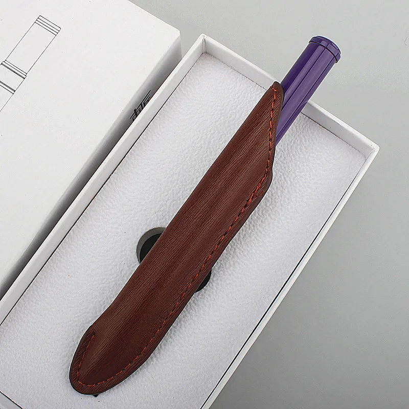 

High Quality Metal Luxury Rollerball Pen Ballpoint Pen Business Writing Signing Ball Pen Office School Supplies PU Pencil BAG