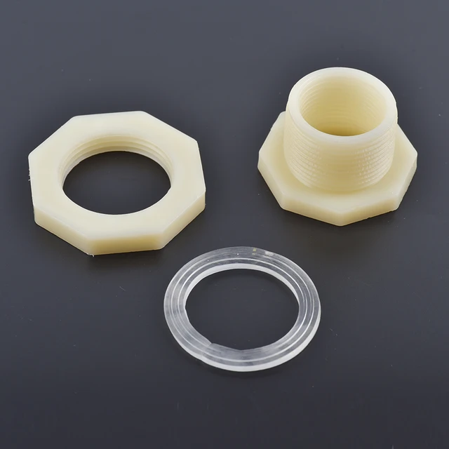 1/2 "3/4" Hüvelykes Abs Műanyag Víztartály Csatlakozói Szelep Akvárium Csap Tartály Válaszfal Csere Vízelvezető Illesztés - Image 6