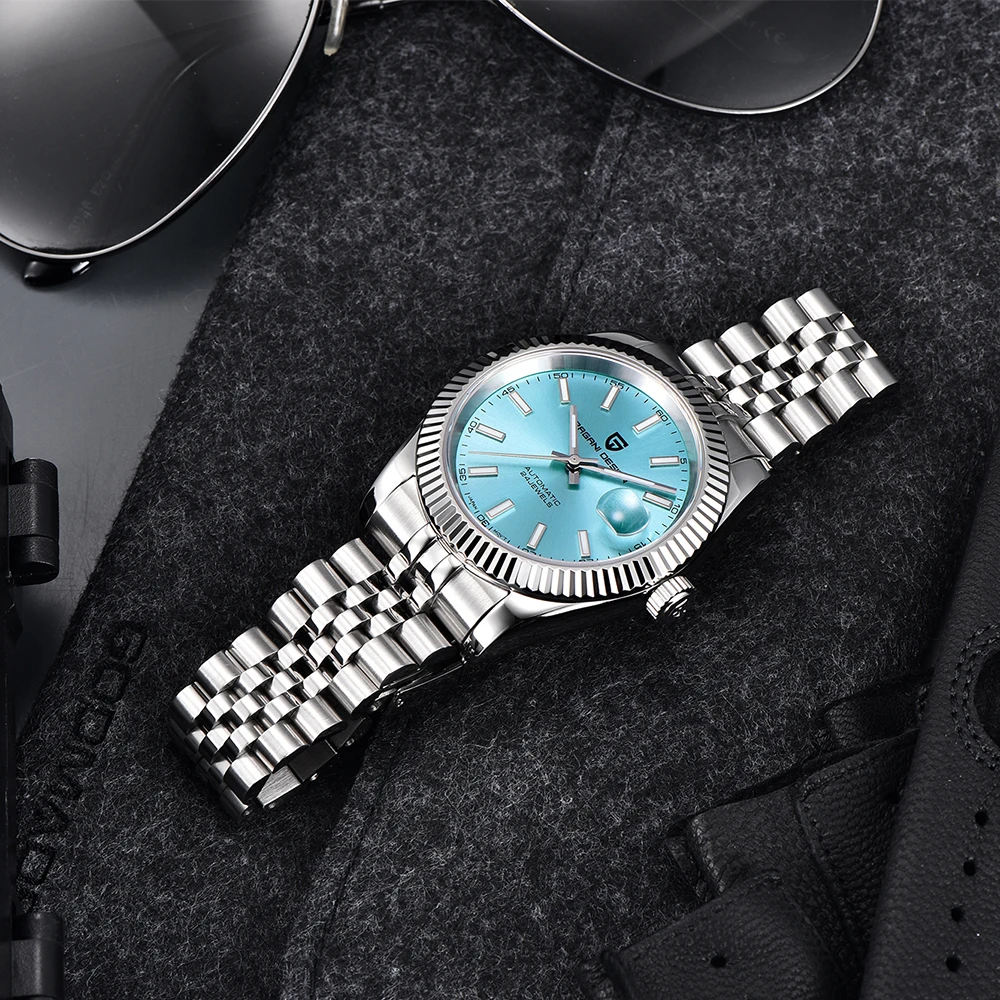 2024 New PAGANI DESIGN 42MM Men Mechanical Watches Commercial NH35 Automatic Watch 100M Waterproof Stainless Steel Watch for Men 5
