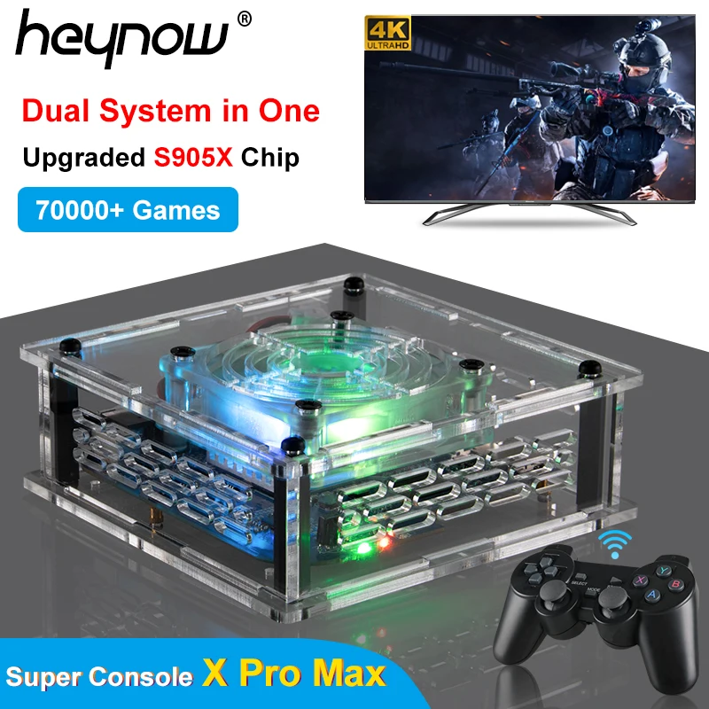 Консоль X Pro Max 70000 + игровая 50 для PSP/PS1/N64/NDS/DC | Электроника