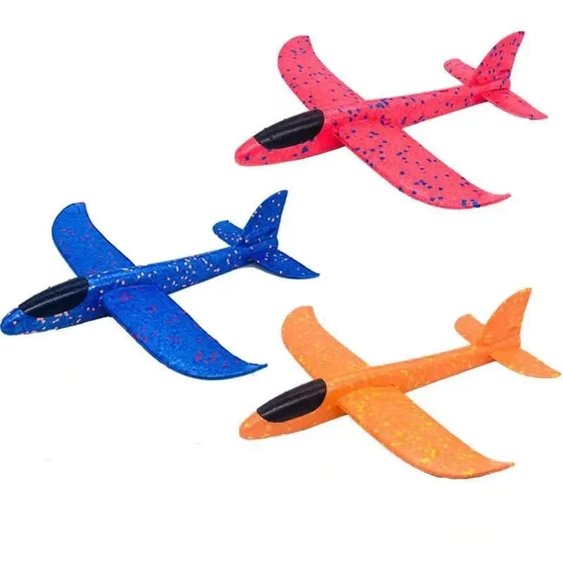 DIY Planes 37/48 CM Hand Throw Airplane EPP Foam Launch Fly Glider Model Aircraft Outdoor Fun Toys for Children Party Game Gifts 3