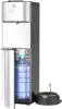 Cleaning Water Cooler Water Dispenser with Pet Bowl- 2 Temperature Settings - Hot & Cold, Durable Stainless Steel Construction, 3