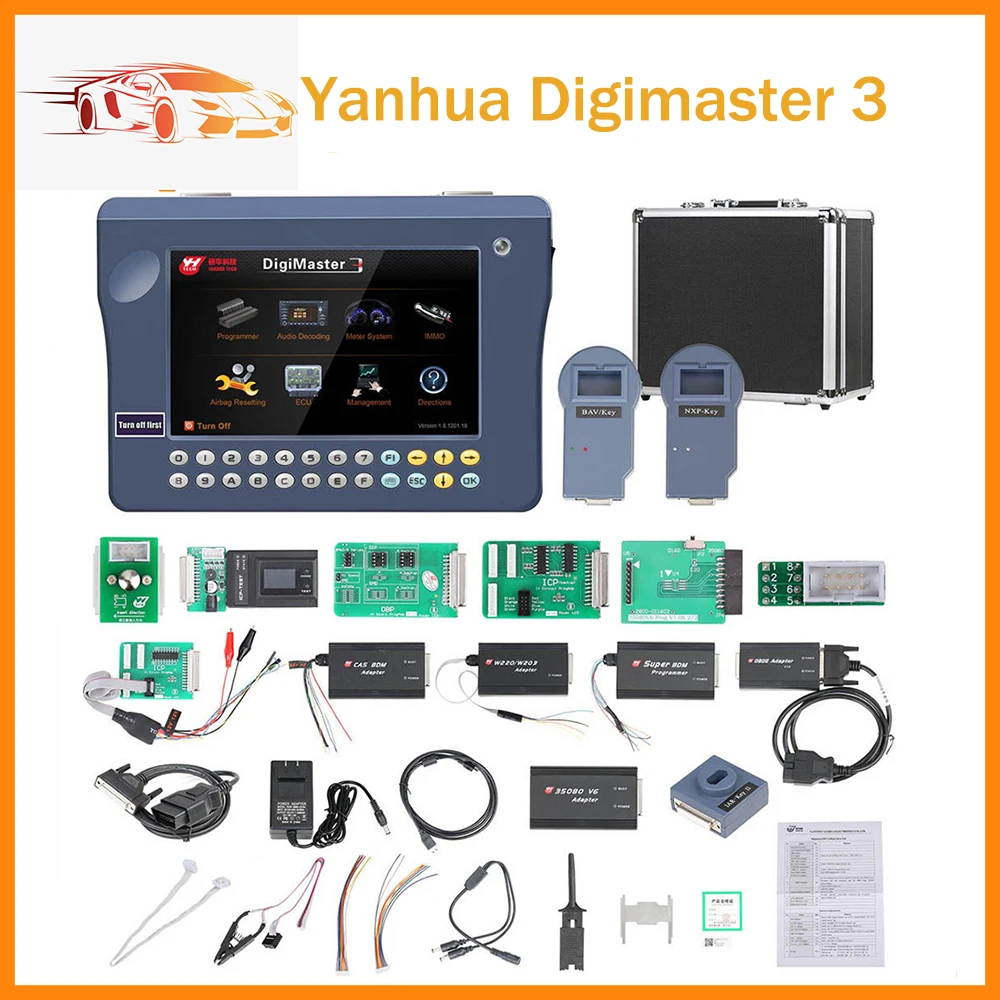 

Original Yanhua Digimaster 3 DIGIMASTER III Odomet-er Correction Master No Token Limitation Mileag-e Correction