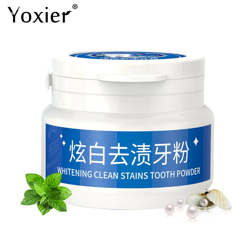 Teeth Whitening Powder Toothpaste Dental Bright Tooth Cleaning Stains Oral Hygiene Remove Plaque Tooth Refreshing Breath 30g