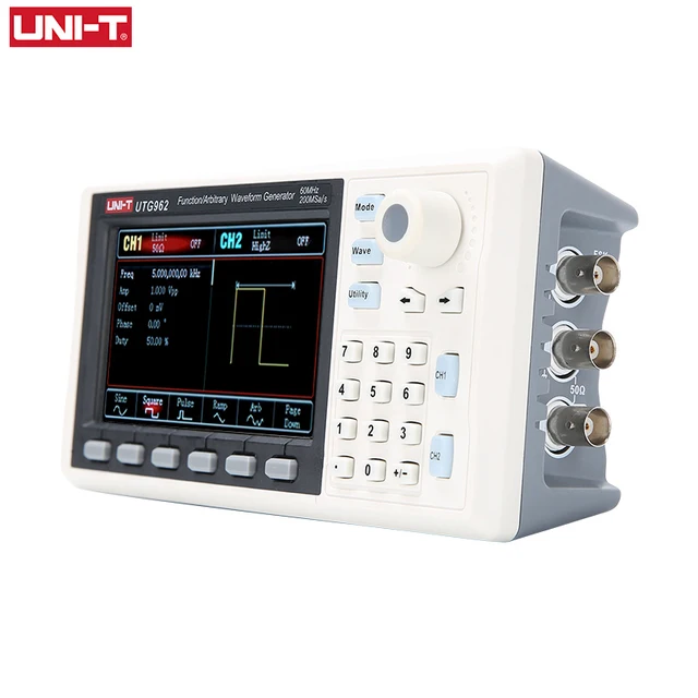 UNI-T UTG932 UTG962 Function Arbitrary Waveform Generator Signal Source Dual Channel 200MS/s 14bits Frequency Meter 30Mhz 60Mhz 2