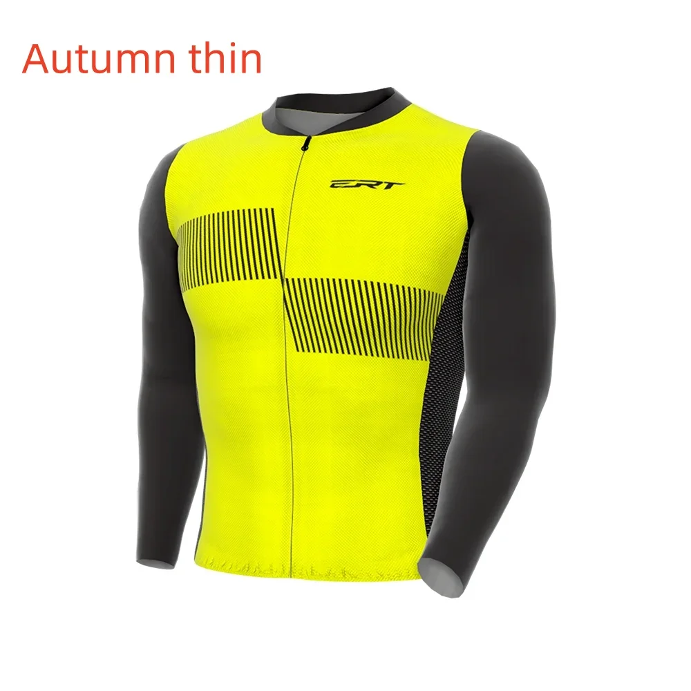 Brazil Ertracing Pro Cycling Team Mens Sun Protection Thin Long Sleeve Small Bike Shirts Ropa Ciclismo Maillot Pro Mtb Apparel 3