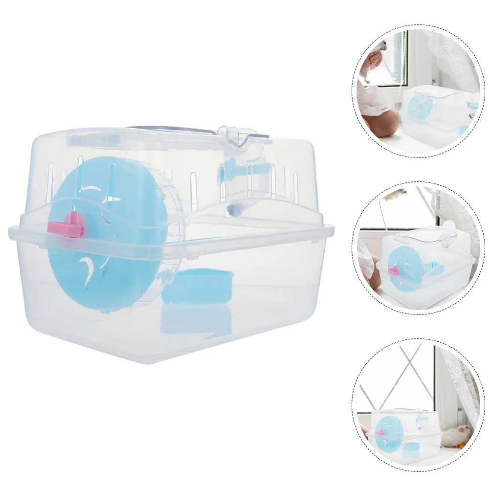 

Hamster Travel Carrier Guinea Pig Portable Outdoor Travel Cage Carry Case Box for Small Animal