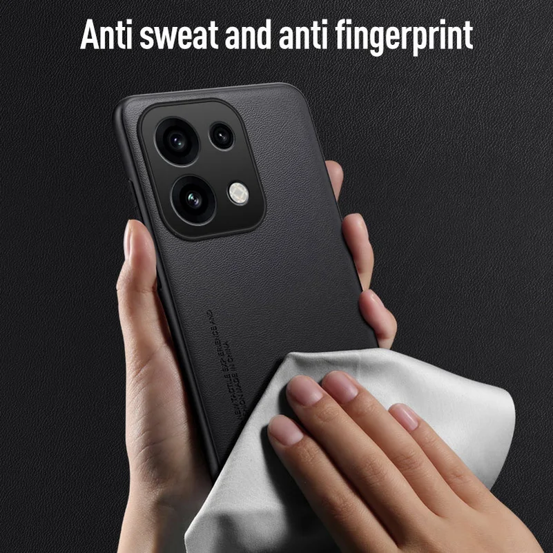 Premium Slim Protective Leather Case - Elegant Plain Design