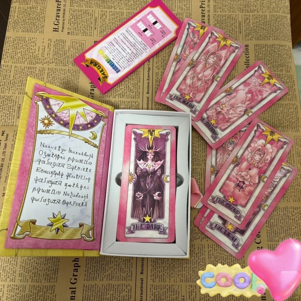 Cardcaptor Sakura Clow Card Cosplay Prop Kinomoto Captor Cards Tarot