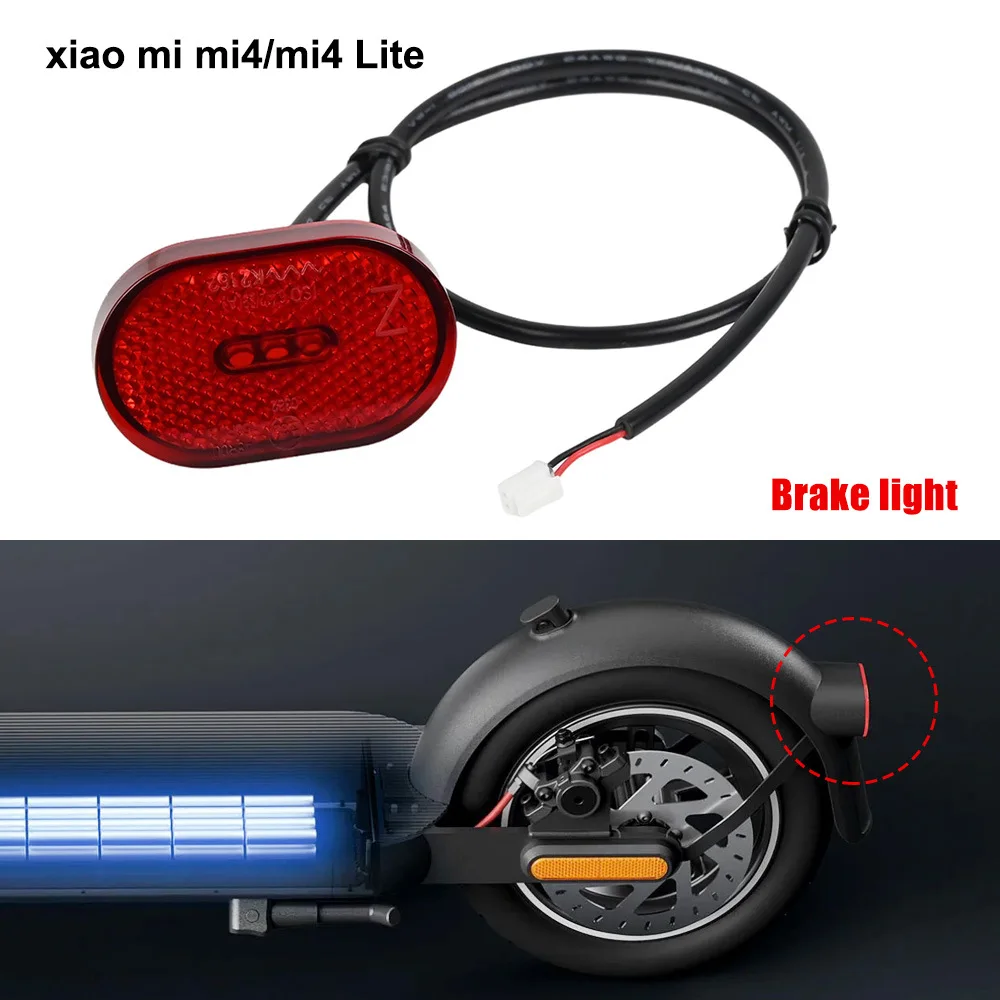 Hinten Fender Rücklicht Für Xiaomi Elektrische Roller 4/4 Lite/4 Ultra/4 Gehen Bremse Sicherheit LED Blinkende Lampe sicherheit Warnlicht – Detail 8