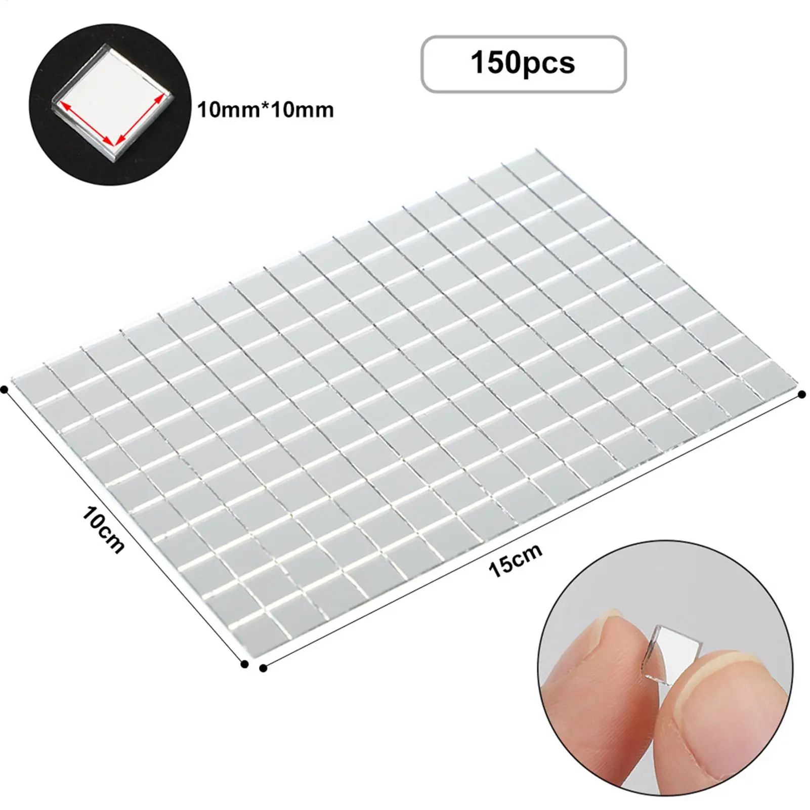 Self-Adhesive Mirror Tiles 6