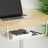 Multipurpose Hanging Basket Organizer For Kitchen Closet Rack Under The Cabinet And Desks Shelves Spice Dishes Storage Supplies 4