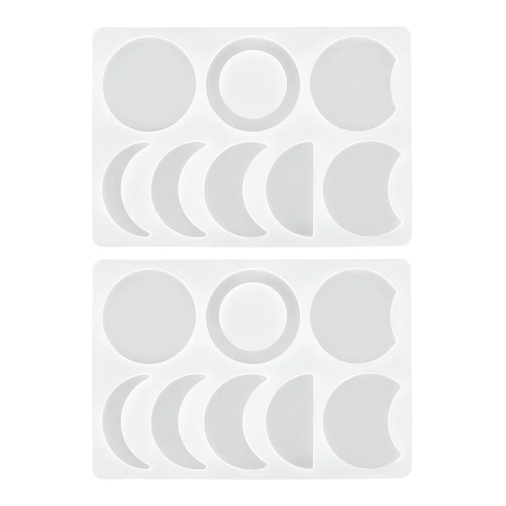 

Формы для рукоделия в виде Луны, формы для смолы в виде фазы Луны, силиконовые подвески в виде солнца и звезды из эпоксидной смолы, украшения для творчества, серьги из литой смолы