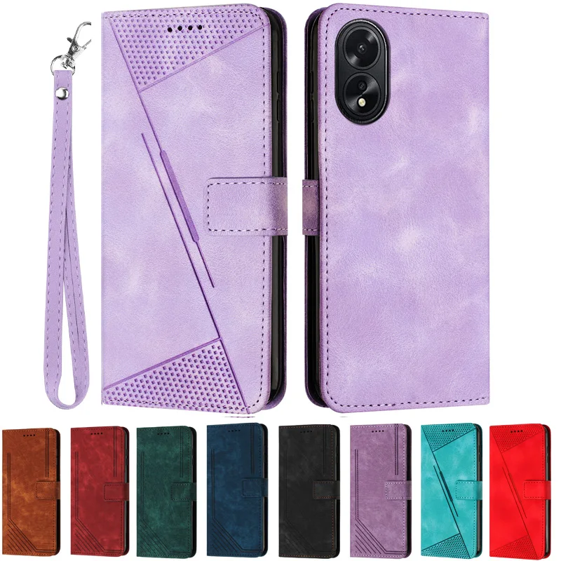 A38 A18 Custodia Per Coque Oppo A38 4G Cover Flip Wallet Custodia In Pelle Na Per Fundas Oppo A38 Oppoa38 A 38 18 A18 Custodie Per Telefoni