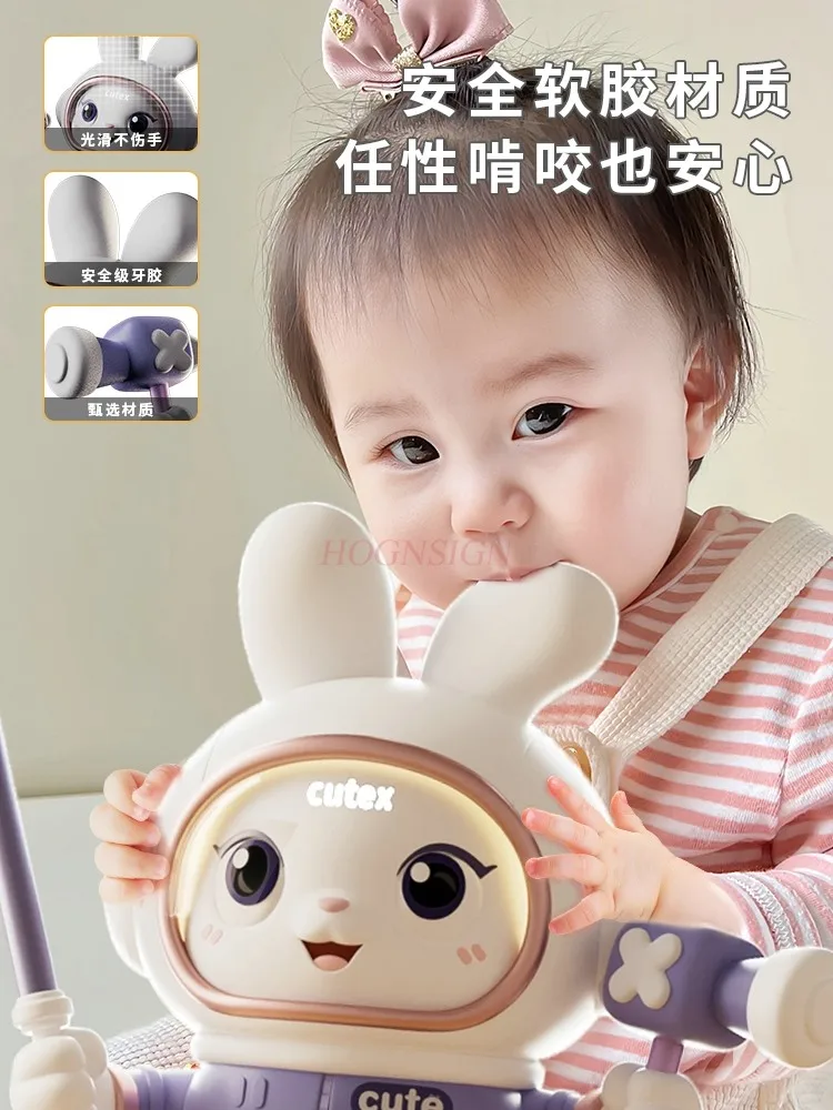 0-11 year old baby toy rabbit, practicing head up training, singing and dancing, little lucky rabbit 5