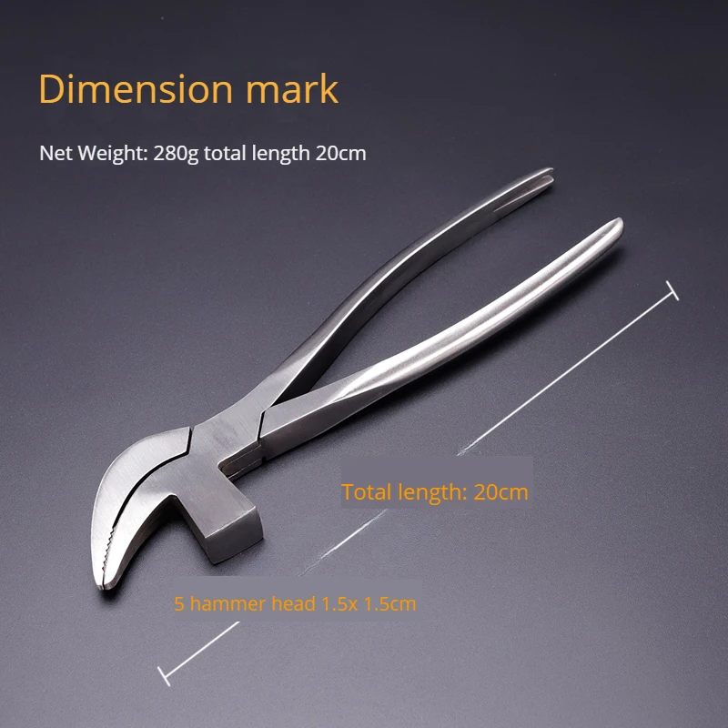 Bird's Beak Pliers Leathercraft Shoe Making Tools Hammer For Leather Crafts Hand Tool Kit Sets Professional Diy Craft Supplies