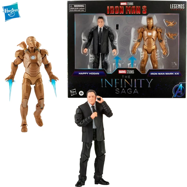 In-stock] Hasbro Marvel Legends Series Happy Hogan and Iron Man Mark 21  2-Pack 6-inch Nice Action Figure Collectible Model Toys - AliExpress