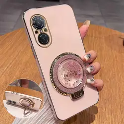 Nova Series Premium Circular Support Plating Phone Case for P60 (P60Pro) (Pink)