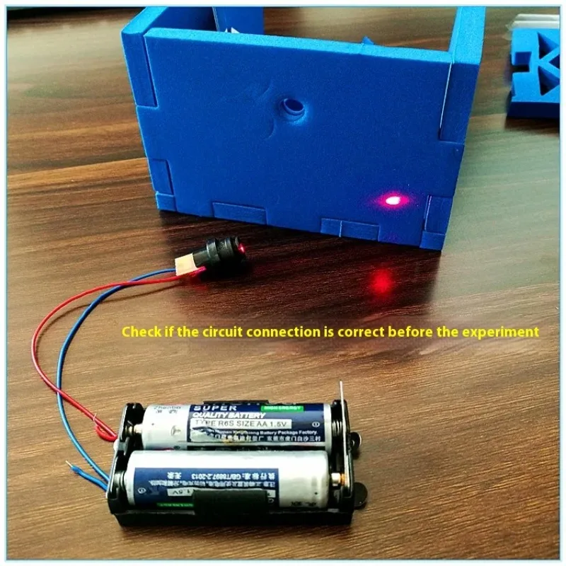 물리학 교육 도구 어린이 DIY 수제 재료 팩 빛 반사 굴절 과학 실험 장비 물리학