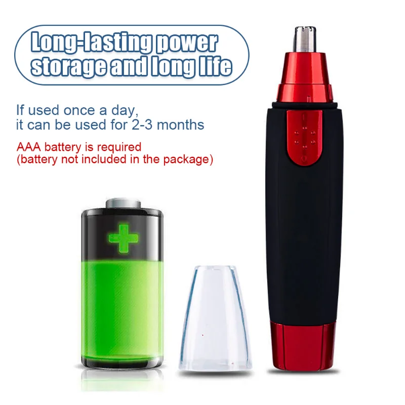 Electric Nose Hair Trimmer Ear Face Eyebrow Hair Clean Tool