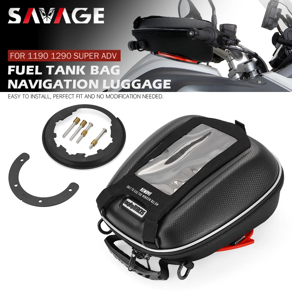 Tank Bag Luggage For 1050 1090 1190 Super Adventure 1290 Super Duke R/GT ADV Motorcycle Waterproof Racing Bags Tanklock Ring for ktm 1290 1090 1190 super adventure r t duke r adventure s all years motorcycle rear fluid reservoir guard cover protector