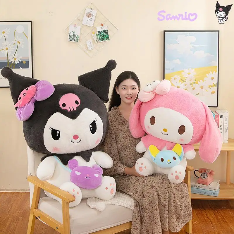 

Sanrio Kuromi My Melody Cinnamoroll плюшевые куклы 40/50 см мягкая набивная Подушка Аниме Фигурка Мультфильм декор комнаты детские игрушки подарок