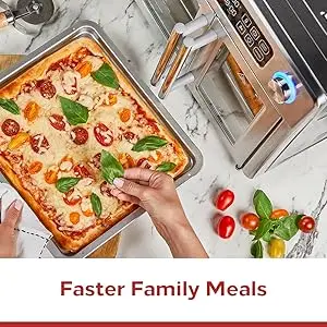 Description Picture 5 of item26 QT Extra Large Air Fryer, Convection Toaster Oven with French Doors, Stainless Steel