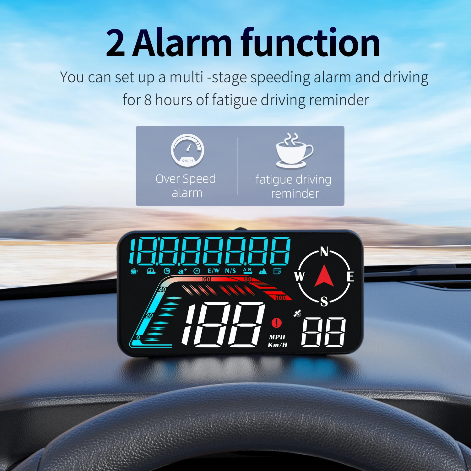 ZQKJ   HUD  ÷ ӵ, ڵ  ׼, Ʈ  º ǻ GPS, 2023 ǰ