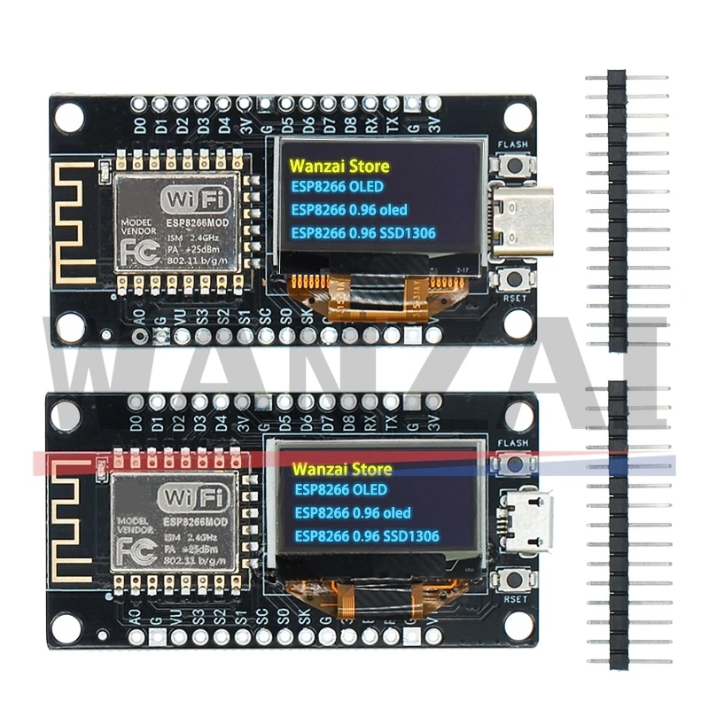 NodeMCU-ESP8266-Development-Board-With-0-96-Inch-OLED-Display-CH340G ...